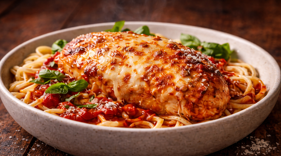 Mozzarella Chicken Bake